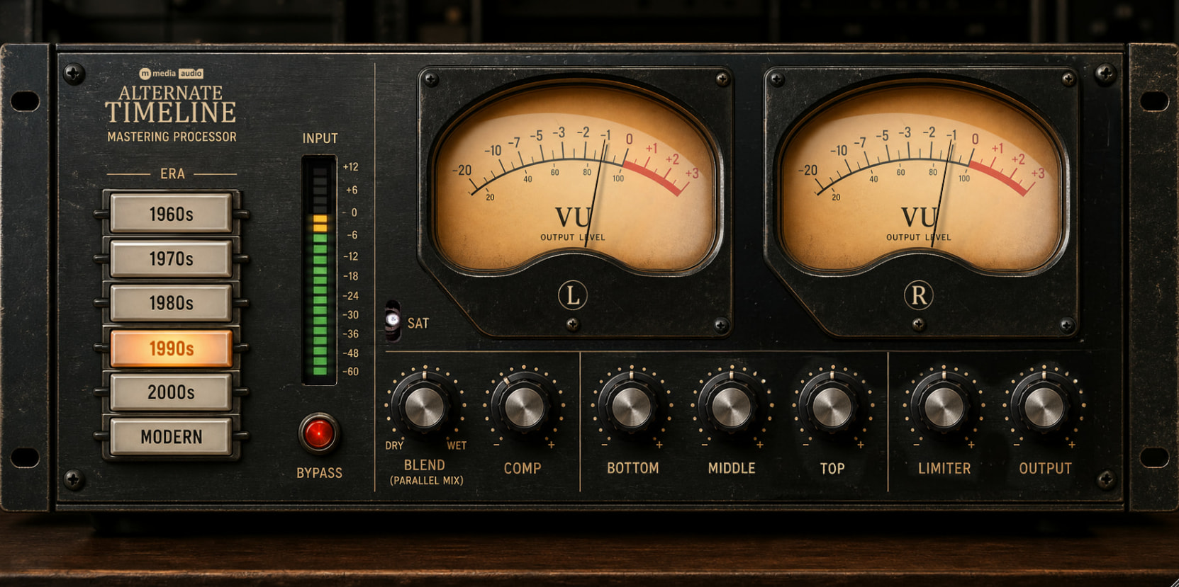 Alternate Timeline audio plugin interface