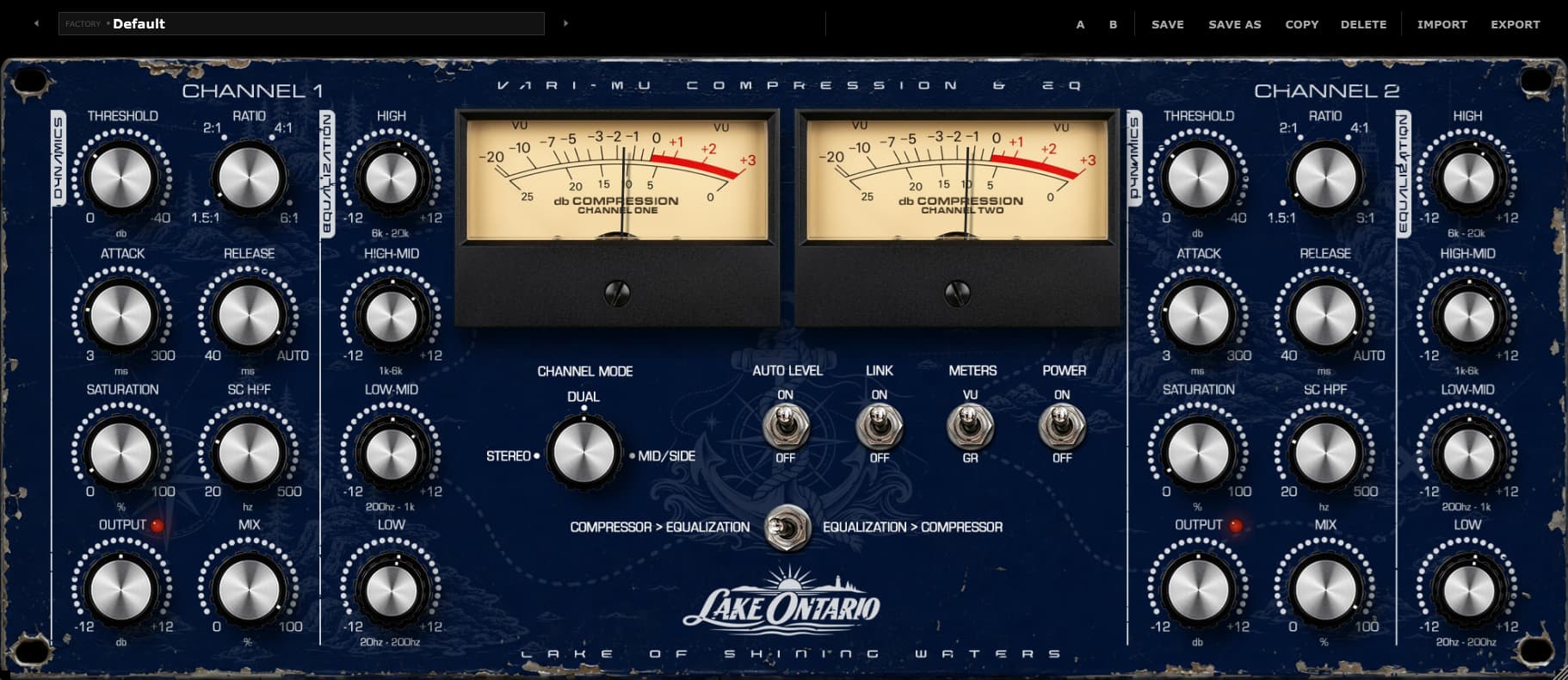 Lake Ontario audio plugin interface