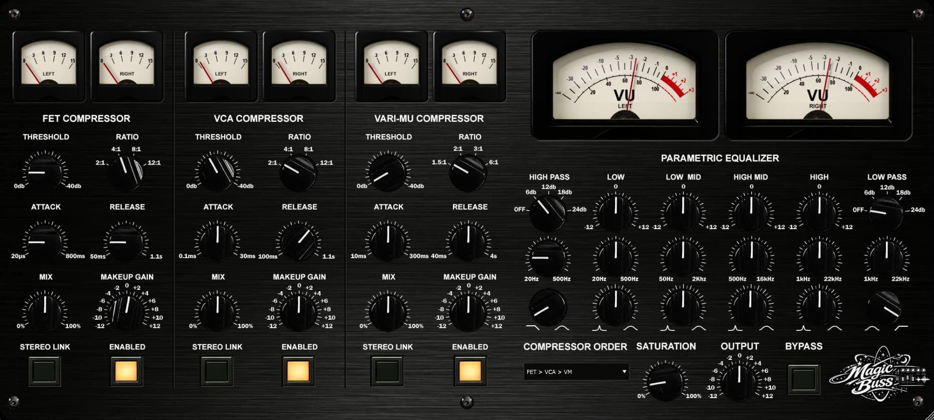 Magic Buss audio plugin interface