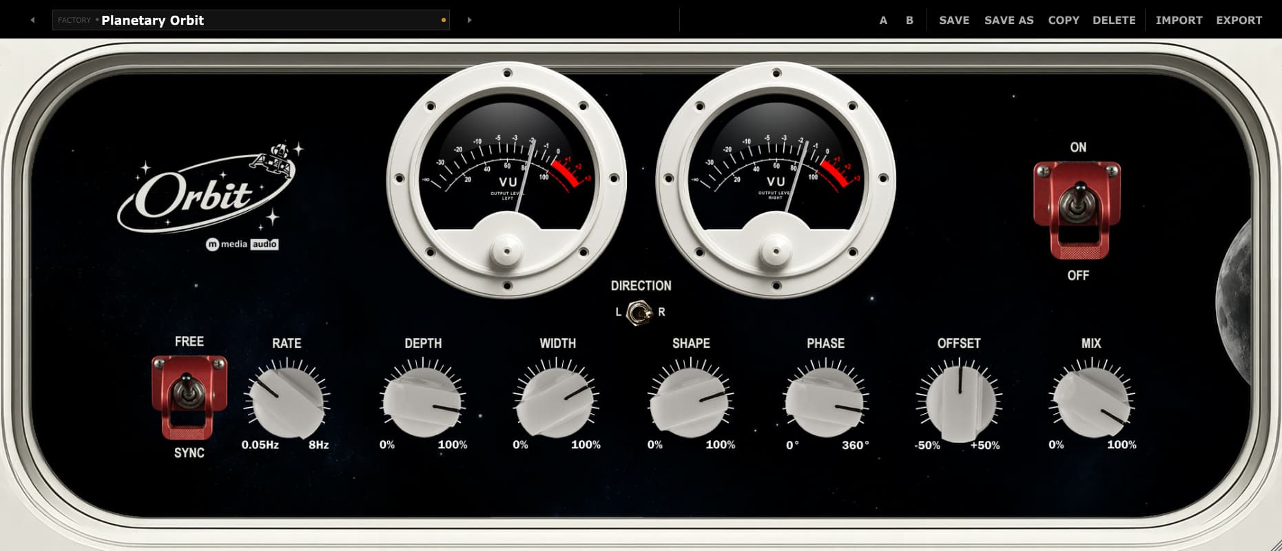 Orbit audio plugin interface