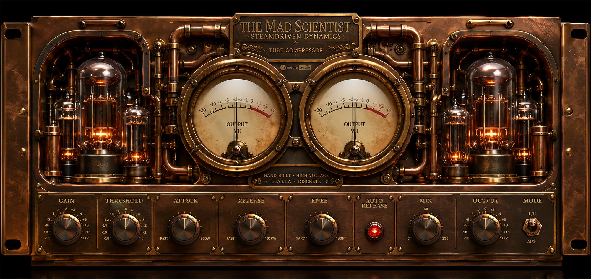 The Mad Scientist audio plugin interface