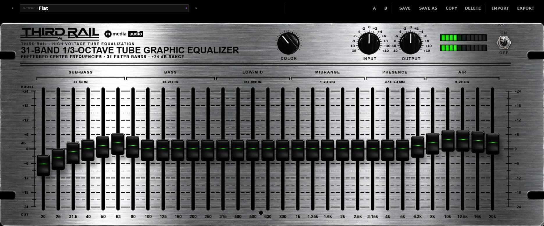 Third Rail audio plugin interface